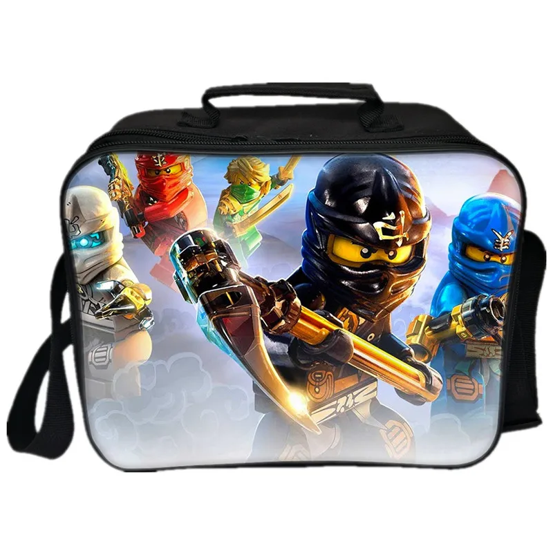 2019 3D сумка для пикника Lego фильм сумки ланча мультфильм Ninjago бетмен И Дедпул