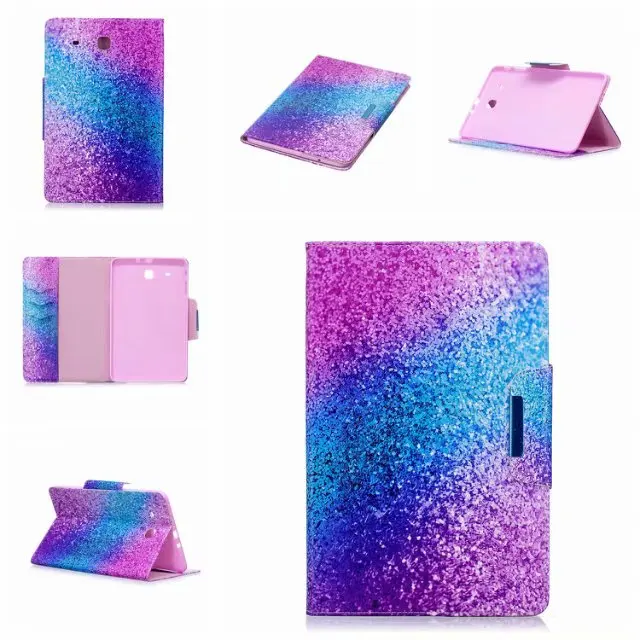

Case Cover For Samsung Galaxy Tab E 9.6 T560 T561 SM-T560 Cute Cartoon PU Leather Cover Case Fundas Capa