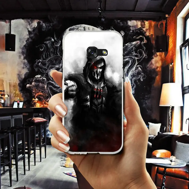 Горячие игры Overwatchs ВЛ Ana тонкий мягкий из полиуретана телефон чехлы для samsung Galaxy