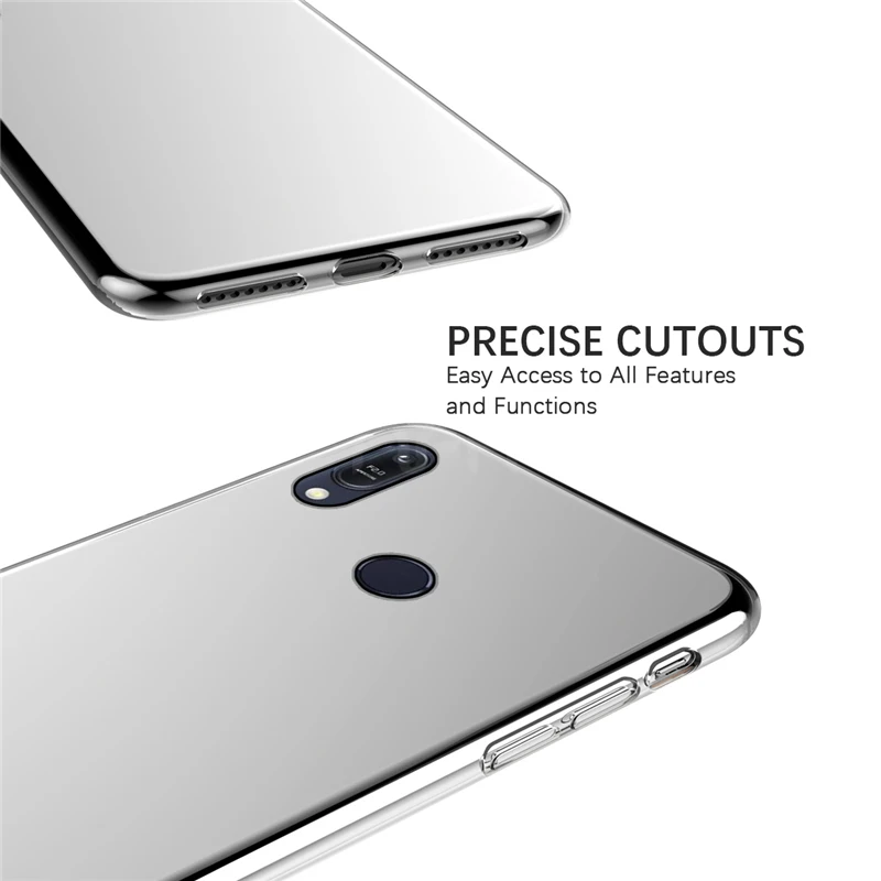 Прозрачный мягкий силиконовый чехол для ASUS Zenfone Max Pro M2 ZB631KL ZB633KL телефона ZC521TL ZS620KL