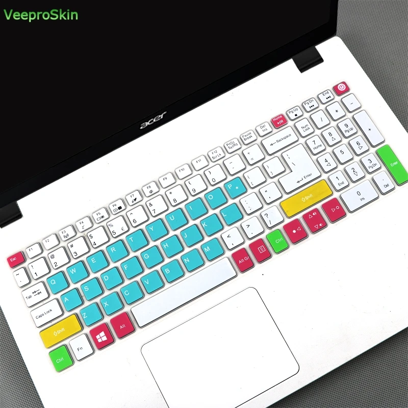 Для acer Aspire 7 A715-72G a715-71g A715 72G 71 г A315-21/31/32/51/53 A515 A615 15,6 дюйма Клавиатура силиконовый чехол
