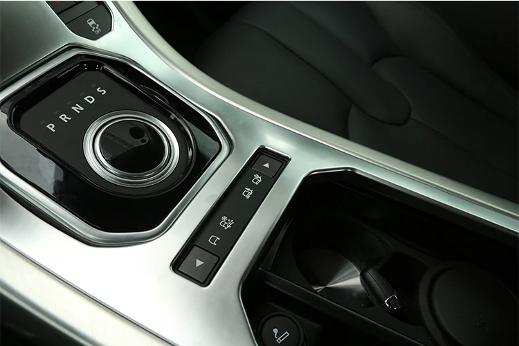Для Land Rover Range Rover Evoque 2013- аксессуары для центральной консоли зубчатая панель ABS хромированный декоративный чехол отделка автомобиля Стайлинг