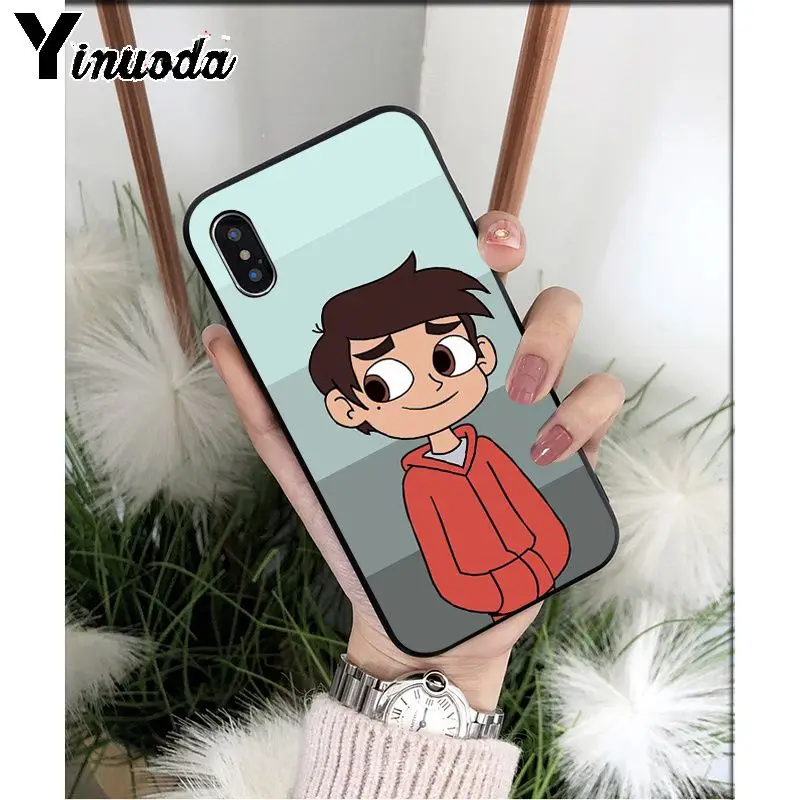 Yinuoda Star vs the Forces of Evil Силиконовый ТПУ мягкий черный чехол для телефона для Apple iPhone 8 7 6 6S Plus X XS MAX 5 5S SE XR