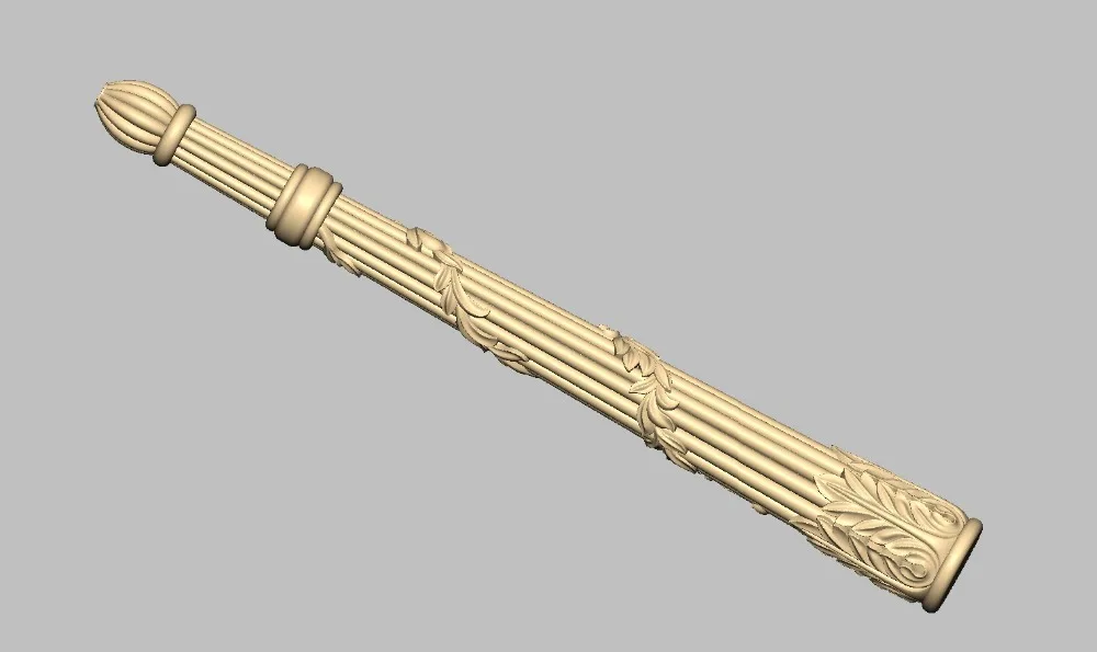 

Furniture cabinet chair table leg STL format file for CNC Router carving relief 3D model 874