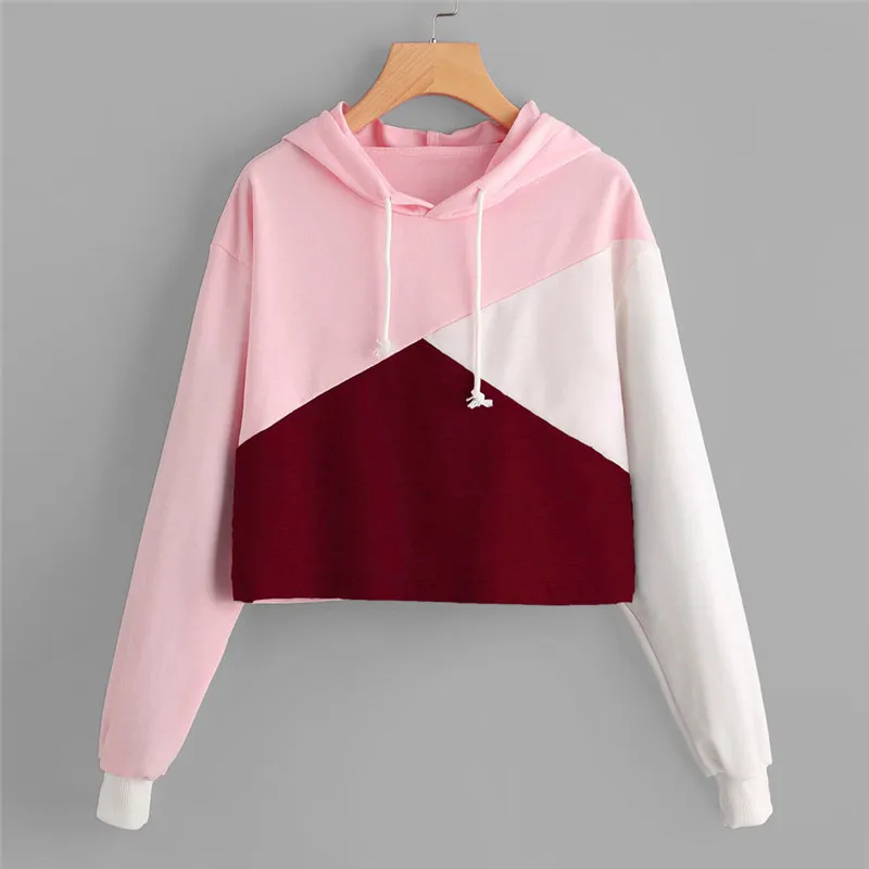 Женские футболки с длинным рукавом свитер капюшоном топы Camisola Da Senhora Sudaderas Con Capucha