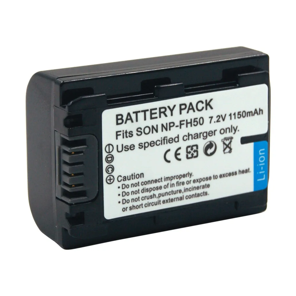 Аккумуляторная батарея NP FH50 FH70 FH100 7 2 В 1150 мАч литиевая камера для Sony dcr FH40 A230 A330 A290