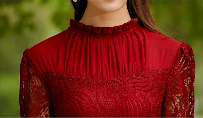 Новый бренд 2017 модное женское Шифоновое Платье макси с длинным рукавом высокое