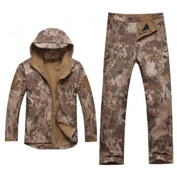 V4.0 Style Stealth Soft Shell Windbreaker Tactical Outdoor Jacket + Pants Set For Hunting | Спорт и развлечения