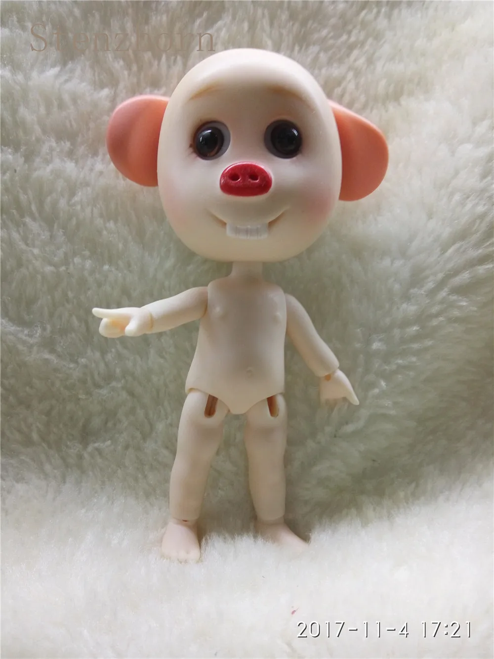 

Original BJD doll pig series toys high quality sales free eyes