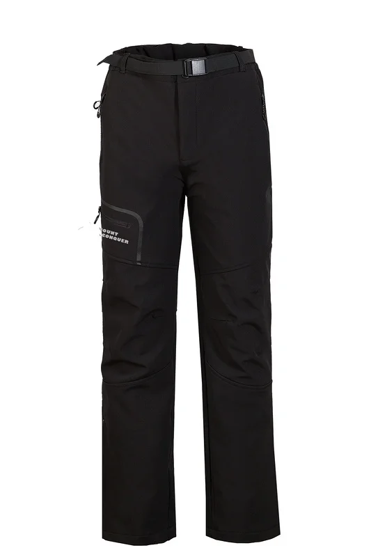 

2019 New Men Hiking Pants Softshell Fleece Hard-wearing Windproof Waterproof Outdoor Sport Wear Camping Cycling Mountain Trouser