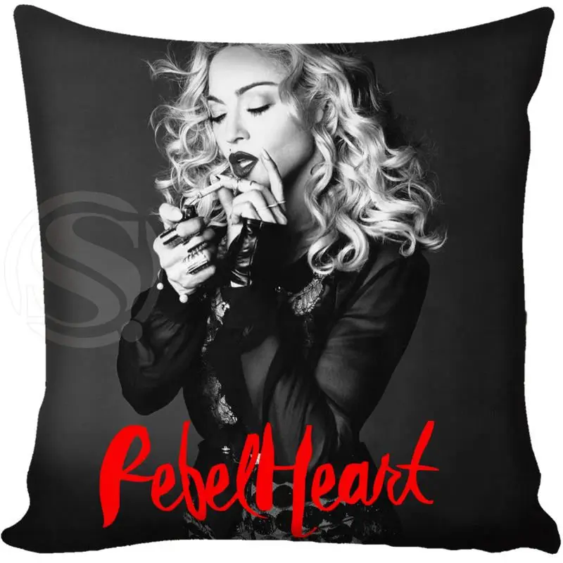 Новинка; Лидер продаж Пользовательские наволочки Madonna мягкая подушка чехол на молнии - Цвет: Зеленый