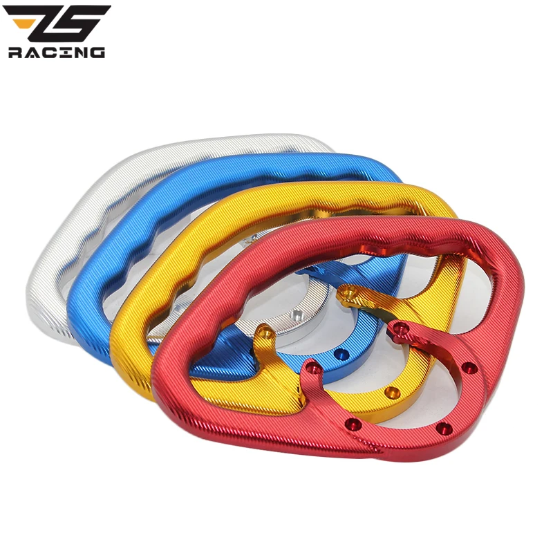 Алюминиевые мотоциклетные пассажирские рукоятки ZS Racing CNC передняя бак захват