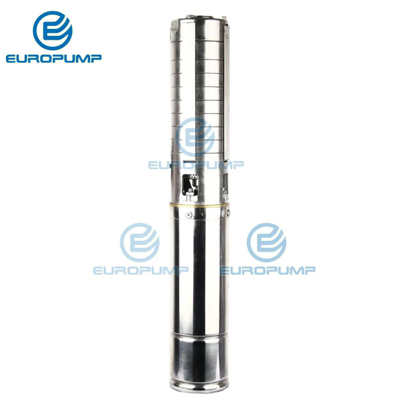 Модель EUROPUMP (4EPSC5/310-D216/3000) DC бесщеточный Максимальный подъем 310 м поток 5000LPH