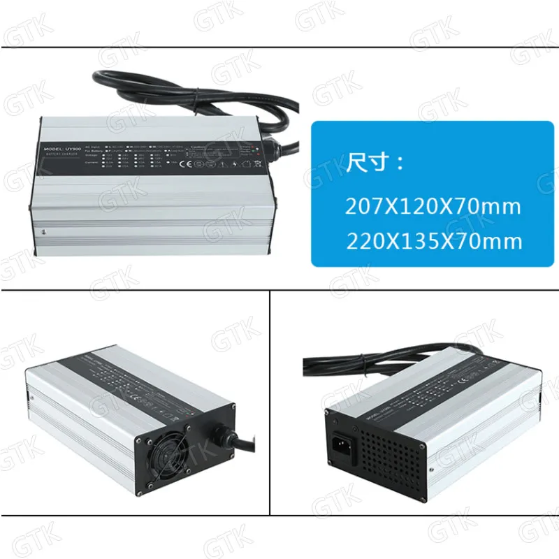 ГТК 12V 6A 8A 10A 20A 25A 30A 40A 50A 60A 90A зарядное устройство 12,6 v li ion lipo 14,6 v 14V LTO lifepo4 литиевая батарея