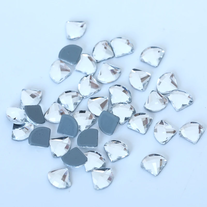 High Quality Multiple Shapes Crystal Glass Shiny Hotfix Rhinestones Flatback стразы Hot Fix For Wedding Dress B3382 | Дом и сад