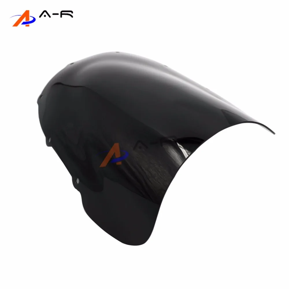 Черное ABS ветровое стекло для KAWASAKI ZZR1100 ZZR 1100 ZX11 ZX-11 1990-1992 1991 ветровое стекло ветровые дефлекторы щит