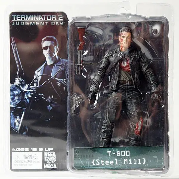 Экшн фигурка NIB NECA Terminator 2 S3 Series 3 T 800 Steel Mill 7|Игровые фигурки и трансформеры| |