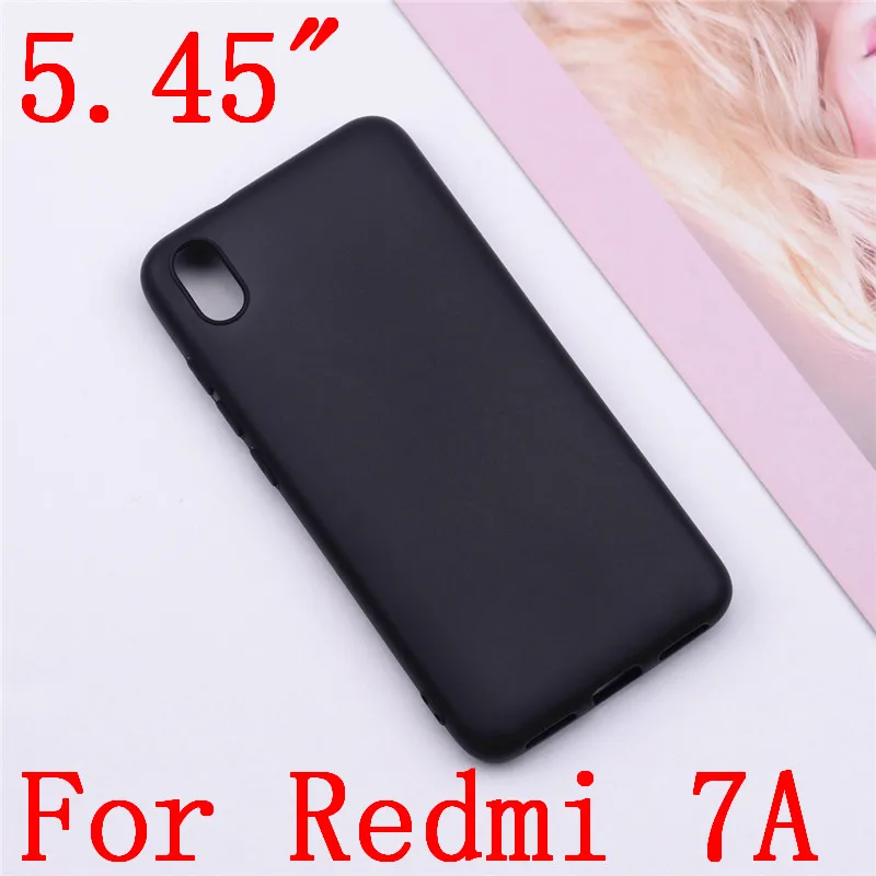 Силиконовый чехол для Xiaomi Redmi 7A, чехол, Мягкий ТПУ силиконовый чехол, чехол для телефона, для Xiaomi Redmi 6A 4A 5A 7A, чехол, бампер