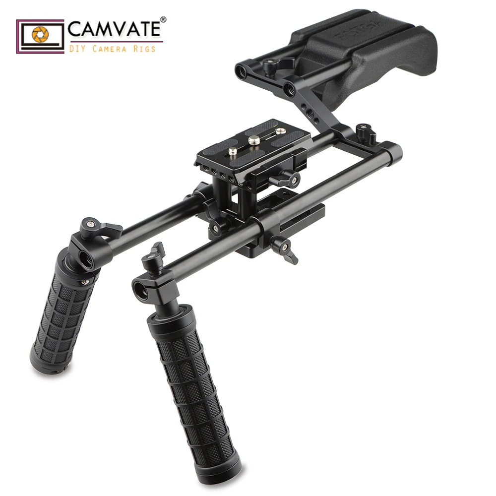 Камера CAMVATE плечевая установка с быстроразъемной базовой пластиной Manfrotto и