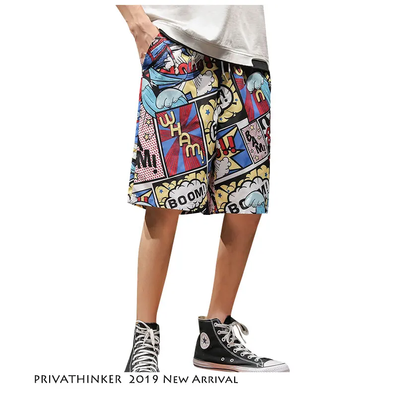 Privathinker мужские 2019 летние забавные повседневные шорты Уличная Мужская с принтом