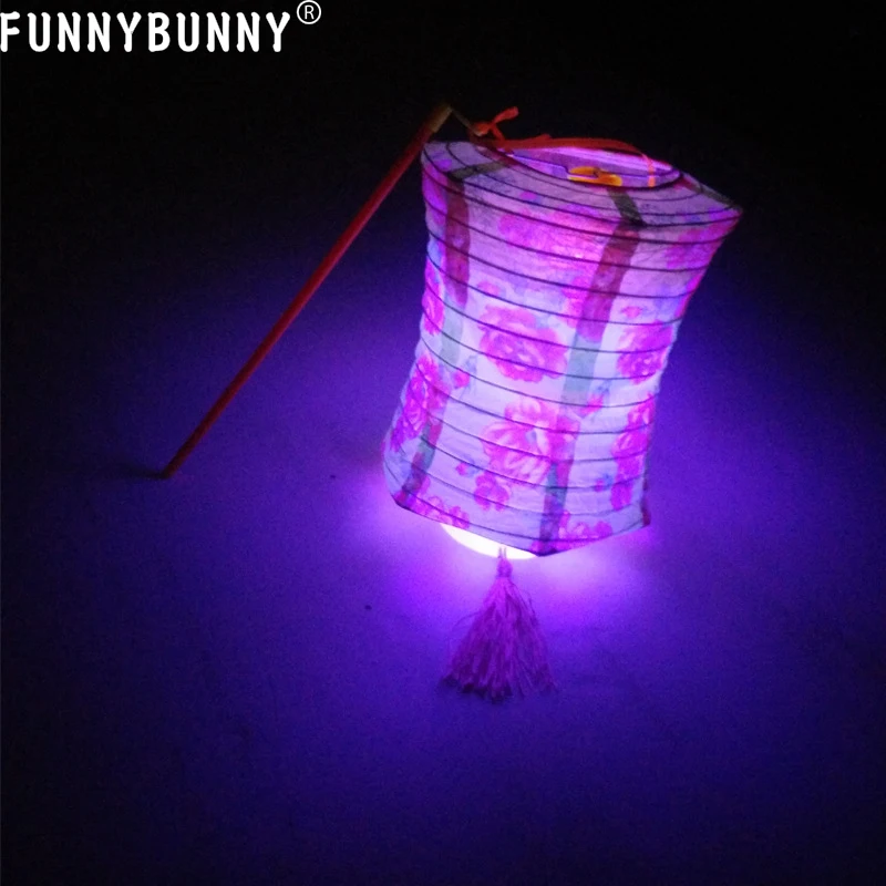 FUNNYBUNNY портативные полые бумажные фонарики светодиодные шестиугольные