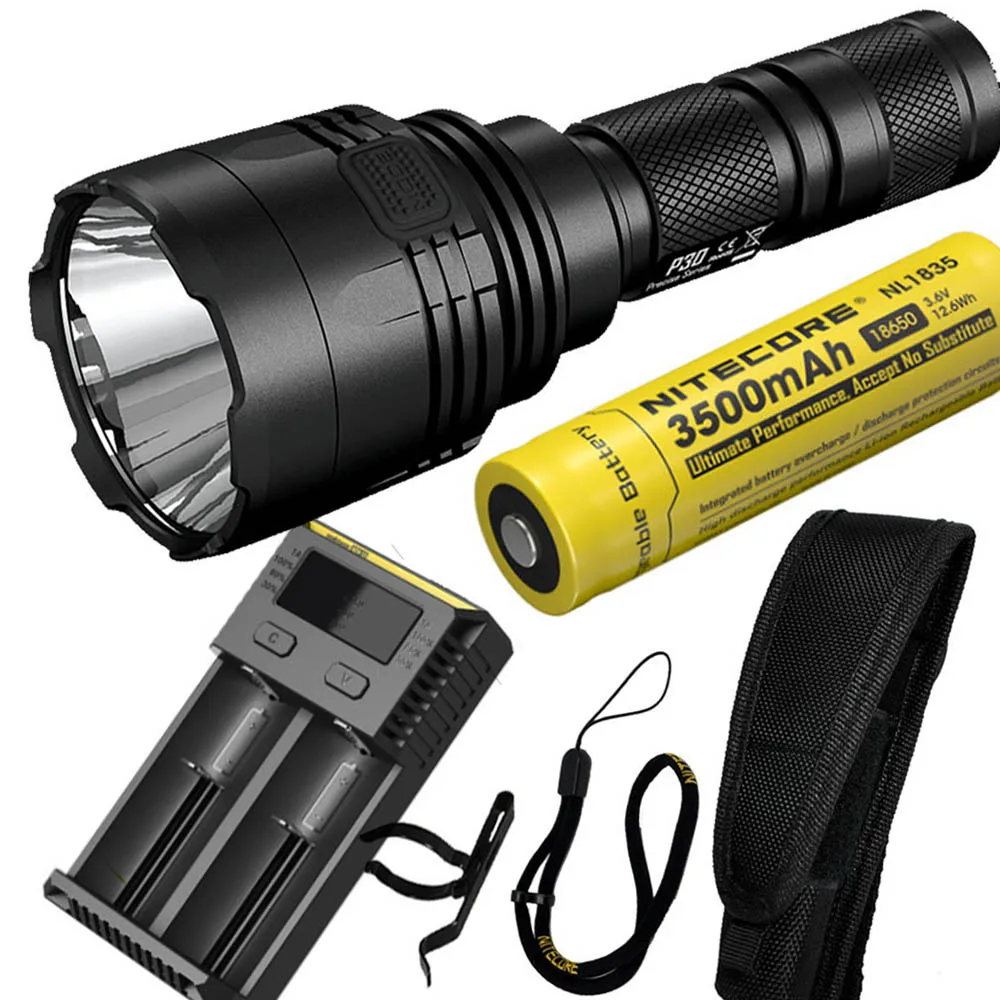 NITECORE P30 1000 люмен дальний тактический фонарь для охоты на открытом воздухе