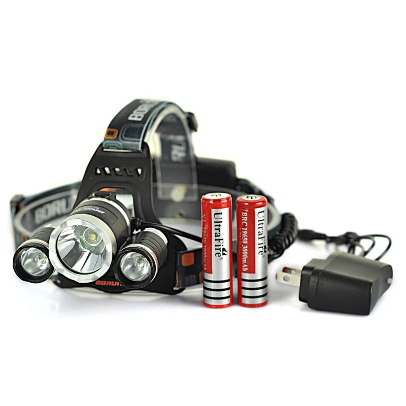 XML T6 + R5 СВЕТОДИОДНЫЕ Фары Фара Головного Света 4 режиме факел 2x18650 аккумулятор