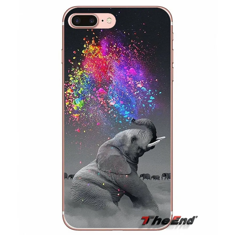 images 10 Для iPhone X 4 4S 5 5S 5C SE 6 6S 7 8 плюс samsung Galaxy J1 J3 J5 J7 A3 A5 Тотем с изображением слона АЦТЕКСКИХ и ТПУ прозрачные чехлы - Цвет: images 10