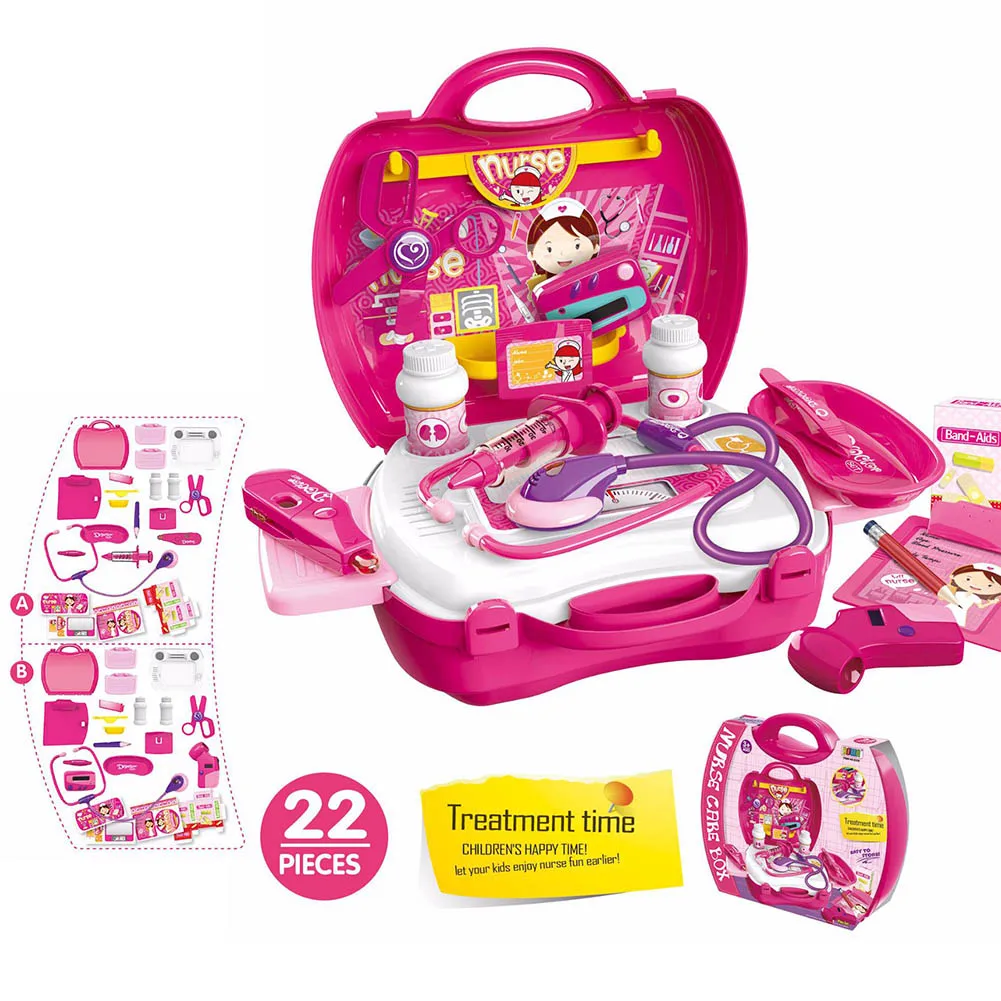 

Simulation Toys Set Kit for Little Girls Kids Intellectual Development Plastic Toys YH-17