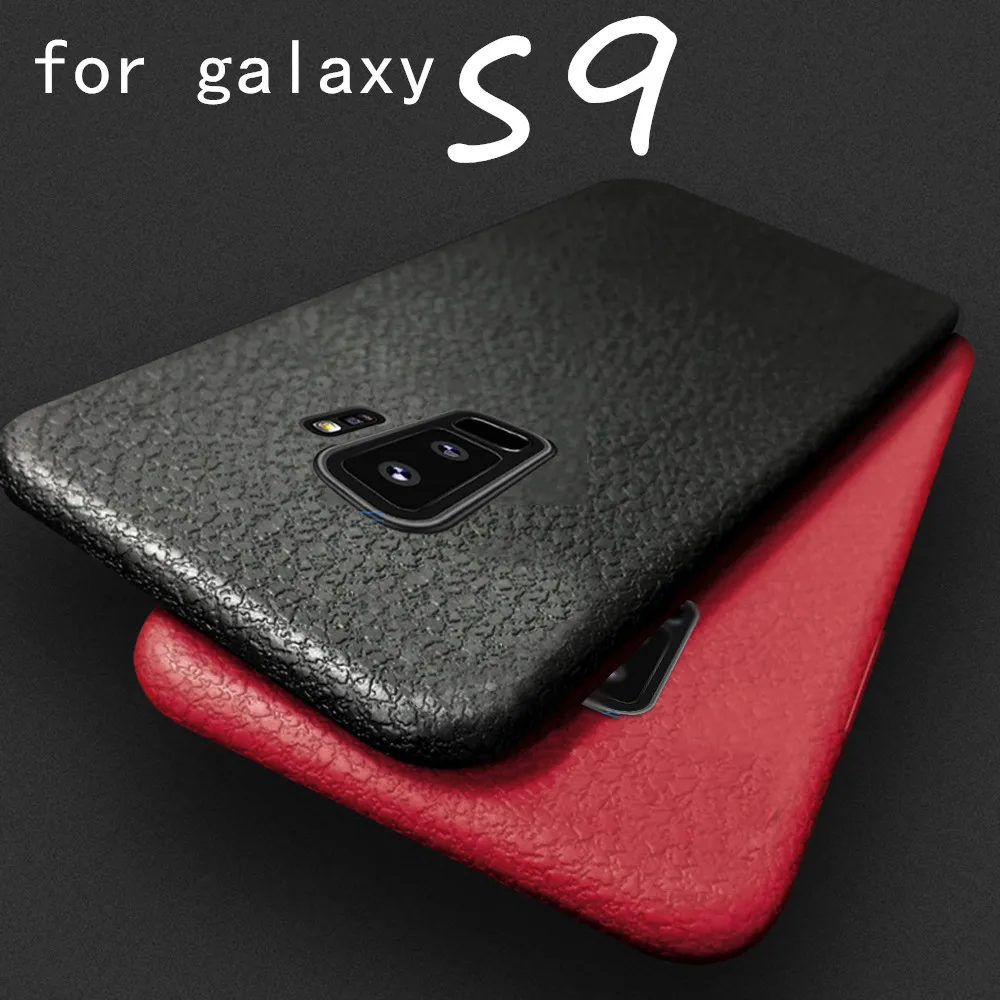 Роскошный кожаный чехол для Samsung Galaxy S9 ультратонкий гладкий Чехол из ТПУ galaxy Plus