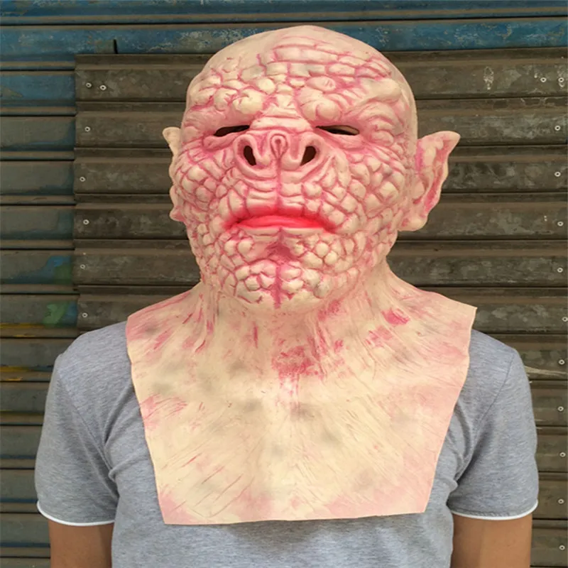 Новинка 2017 популярная таяющая Полнолицевая маска зомби кровавая немертвая