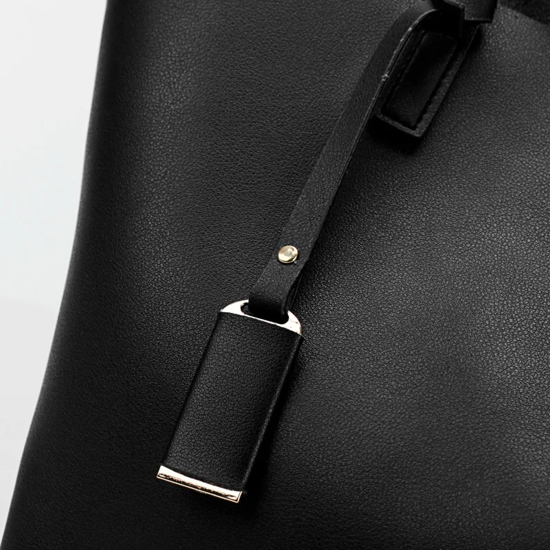 New Fashion 3 Sets Handbag Women Composite Bag Female Large Capacity Tote Shoulder Crossbody Small Purse | Багаж и сумки