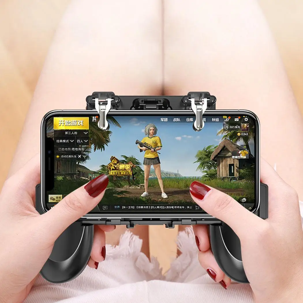 Мобильный игровой контроллер несколько моделей ручная черная игровая ручка |