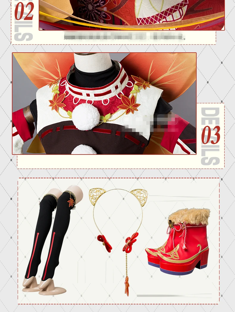 Lovelive sunshine Aqours красный кленовый листок Dia Kurosawa косплей костюм кимоно платье Хэллоуин Карнавал Амин наряды симпатичное крыло