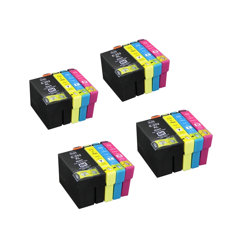 CISSPLAZA 252XL T2521 полные чернила совместимы для EPSON WF 3620 3640 7610 7620 7710 7720 чернильный