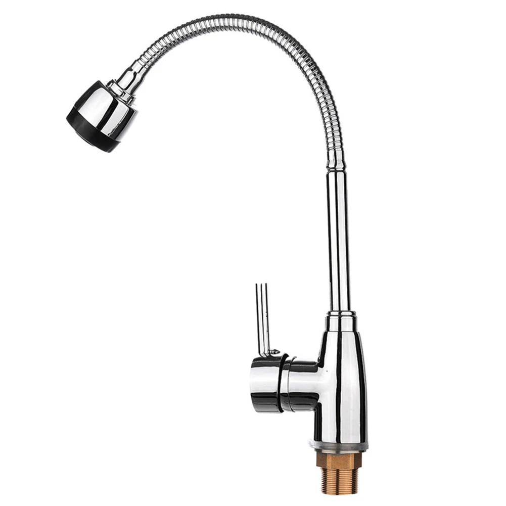 

1Pc Extended Faucet Kitchen Sink Bathroom Basin Tap 360 Degree Rotatable Spout Water Mixer Tap Water Diffuser Zinc Alloy Faucet