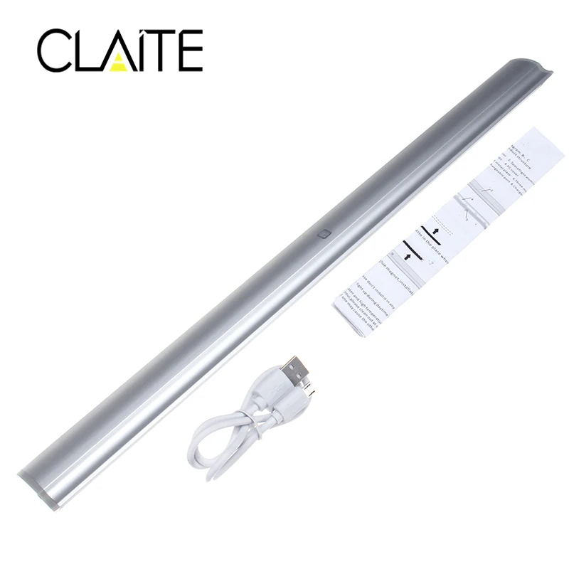 CLAITE 10 Светодиодный светильник для шкафа барный портативный беспроводной с