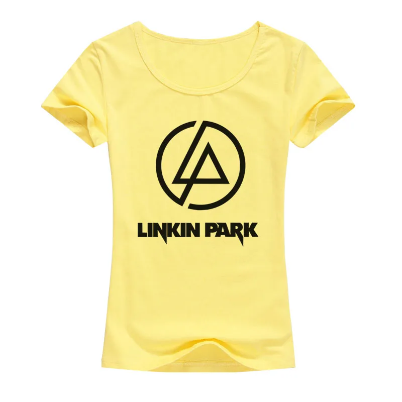 Летний топ linkin park Футболка женская одежда с коротким рукавом для женщин футболка