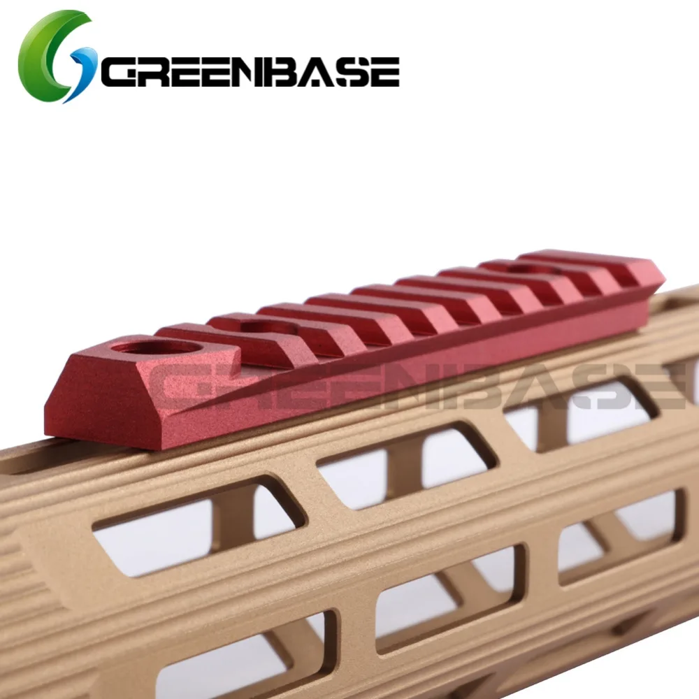 Greenbase 9 слотов M LOK секция рельса двойной интерфейс 3/8 &quotQucik Съемная розетка QD