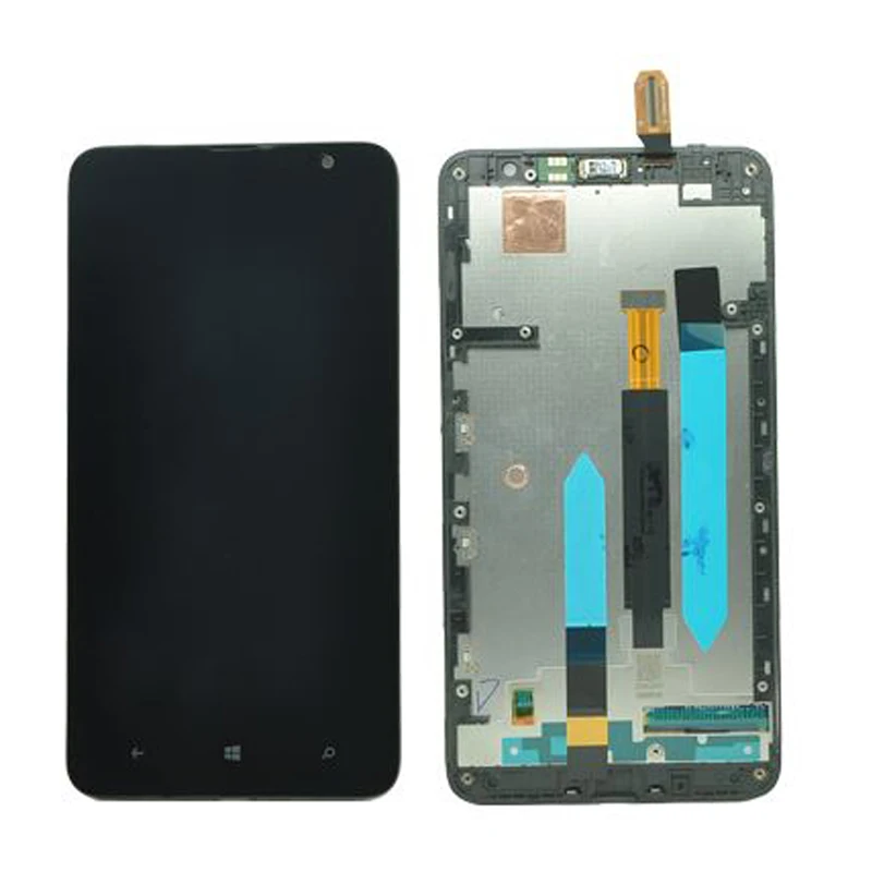 Для Nokia lumia 1320 ЖК-дисплей и сенсорный экран дигитайзер в сборе с рамкой Бесплатная