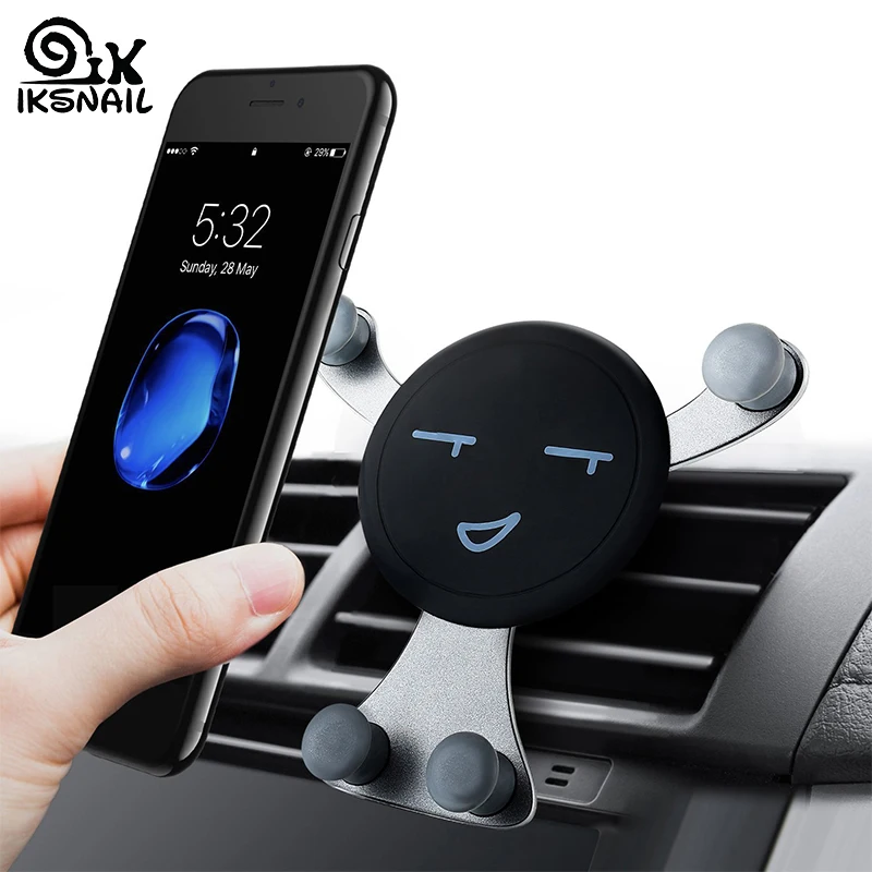 IKSNAIL Car Air Vent Phone Holder Gravity Smartphone GPS Stands Universal Car Mobile Phone Holder Auto Stand For Phone for Car
IKSNAIL Car Air Vent Phone Holder Gravity Smartphone GPS Stands Universal Car Mobile Phone Holder Auto Stand For Phone for Car