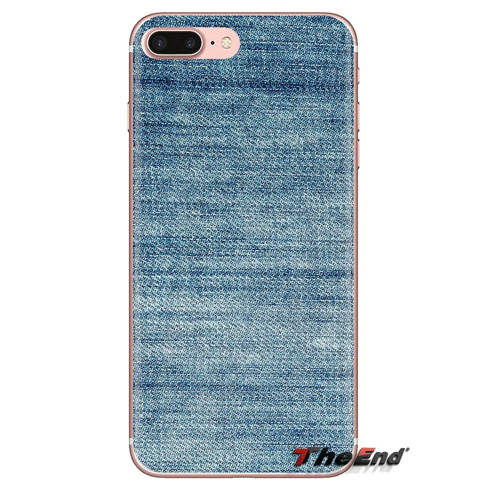 TPU Case Jean Style Blue cloth-fitting pants Art For Sony Xperia Z Z1 Z2 Z3 Z5 compact M2 M4 M5 C4 E3 T3 XA Huawei Mate 7 8 Y3II |