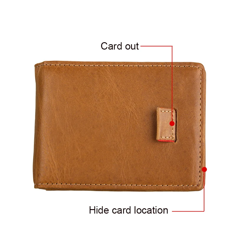 Тонкий кожаный Для мужчин зажим для денег кошелек бумажник Rfid мужской кошелек законопроект доллар кошелек Card наличными Держатель Зажимы для денег деньги чехол