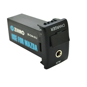 Автомобильные аудио аксессуары 3,5 мм AUX разъем USB вход Адаптер для Mazda 2 3 6 5 8 CX5 CX-5 RX-8 для смартфонов