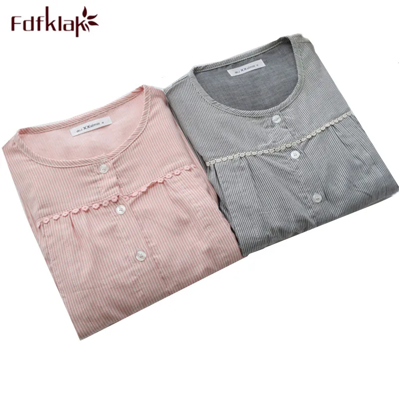 Fdfklak повседневные свободные пижамы для беременных женщин Хлопковая пижама