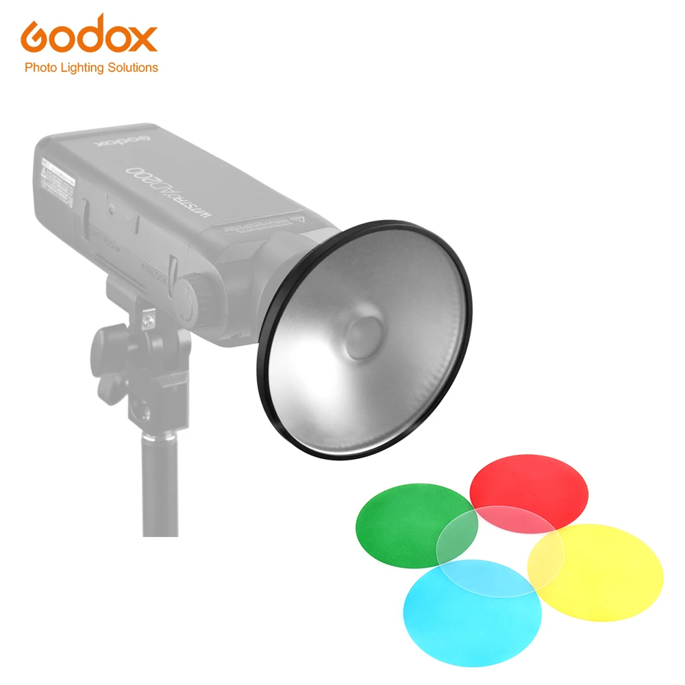 Godox AD M стандартная тарелка для отражения красоты с 5 цветными фильтрами мягкий