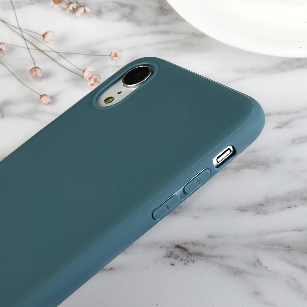 Красивая детская одежда ярких цветов отсутствие Синий чехол для iphone XS Max XR X 7 6S 6 8