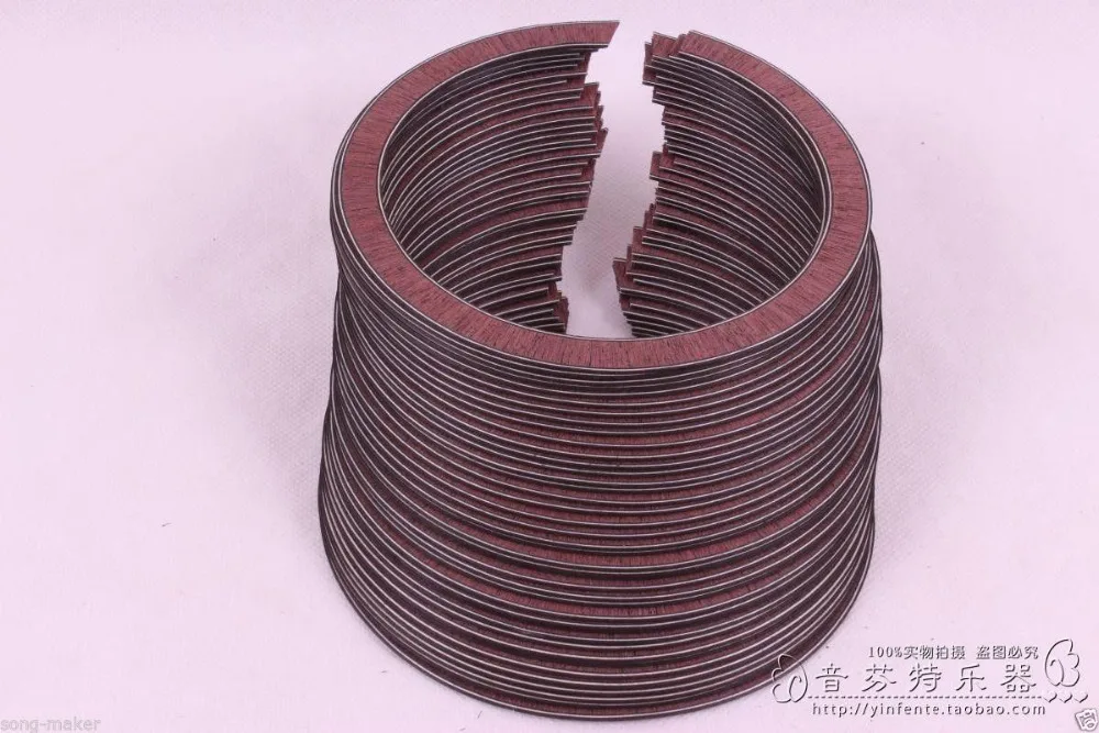 

10 pcs CLASSICAL GUITAR ROSETTE SOUND HOLE INlay Shell Inlaid REAL Wood #36