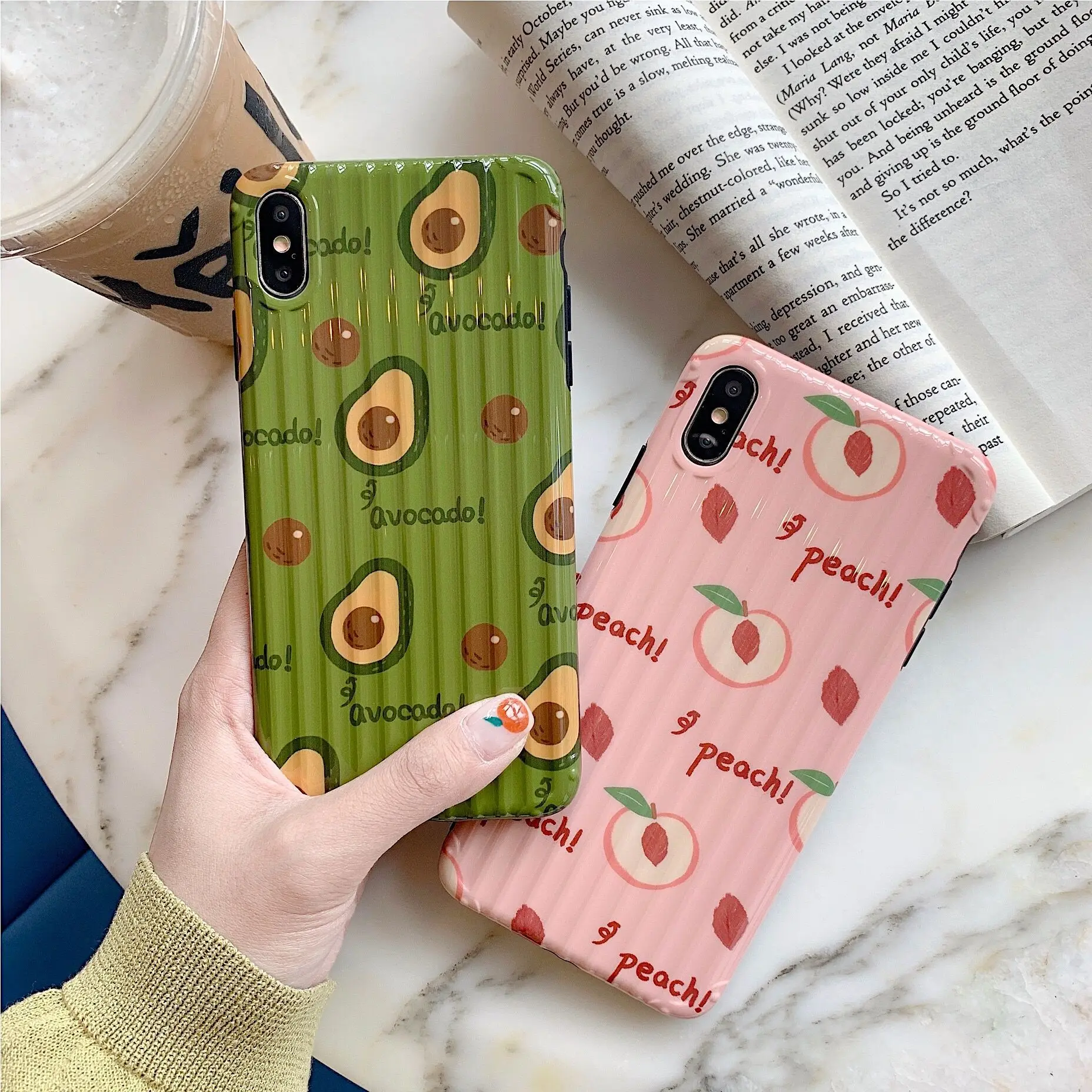 Новая мода цветочный чемодан чехол для iPhone X XS XR Max Мягкий силиконовый роскошный