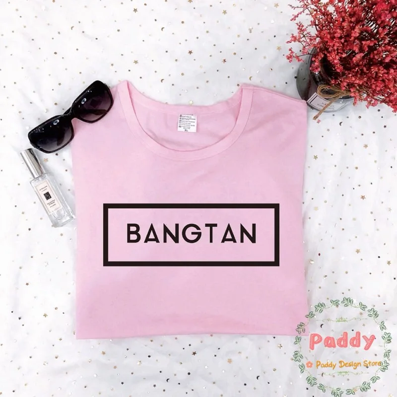 Модная футболка OKOUFEN Tumblr BANGTAN крутая уличная одежда хипстерская с круглым вырезом